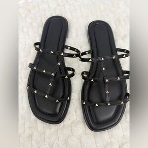 Schutz Lydia Sandal in Black Size7.5B